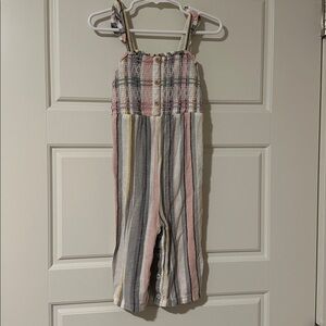 Cat & Jack Multicolor Striped Romper